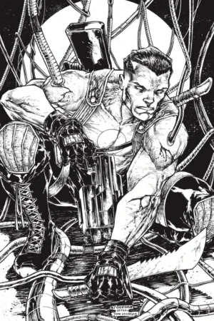 Bloodshot (2019) #1 Planet Awesome/New York Comic Con Exclusive B&W Virgin