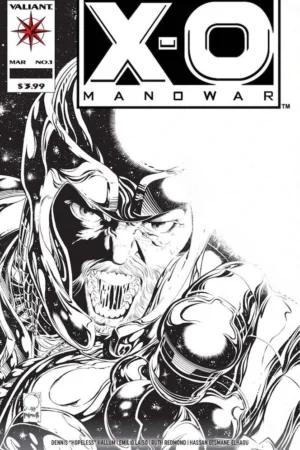 X-O Manowar (2020) #1 Ultimate Comics Exclusive B&W