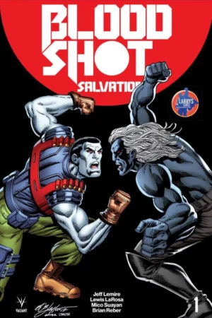 Bloodshot Salvation (2017) #1 '''Larry's Comics Exclusive Homage Cover''' ''by Bob Layton (after JRJR)''