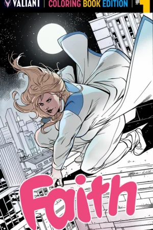 Faith (2016) #1 Retailer Incentive Coloring Book Edition