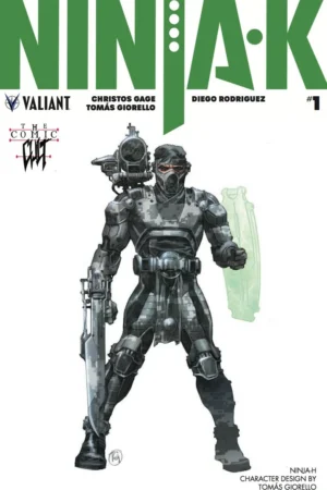 Ninja-K (2017) #1 Comic Cult Retailer Exclusive Character Design