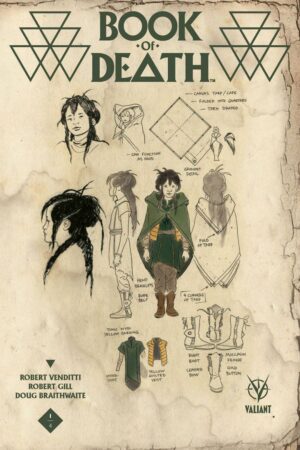 Book of Death #1 1:10 Retailer Incentive Character Design Variant